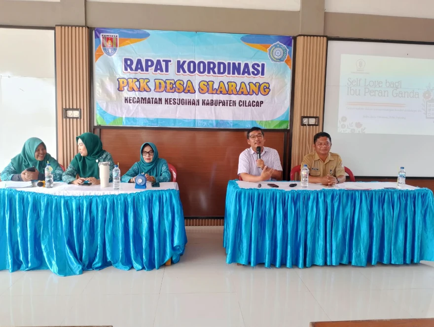 TP PKK Desa Slarang Gelar Rakor dan Edukasi dari Psikolog tentang Ibu Peran Ganda